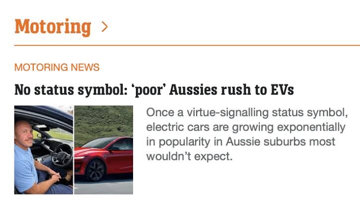 News Corp Motoring editorial, an automotive electric vehicle go to market feature