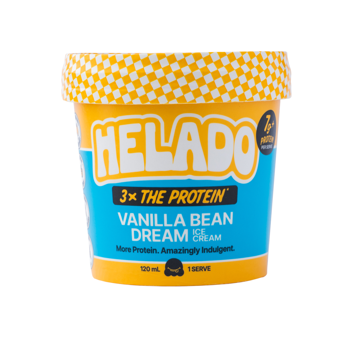The real Helado single-serve cup, lidded