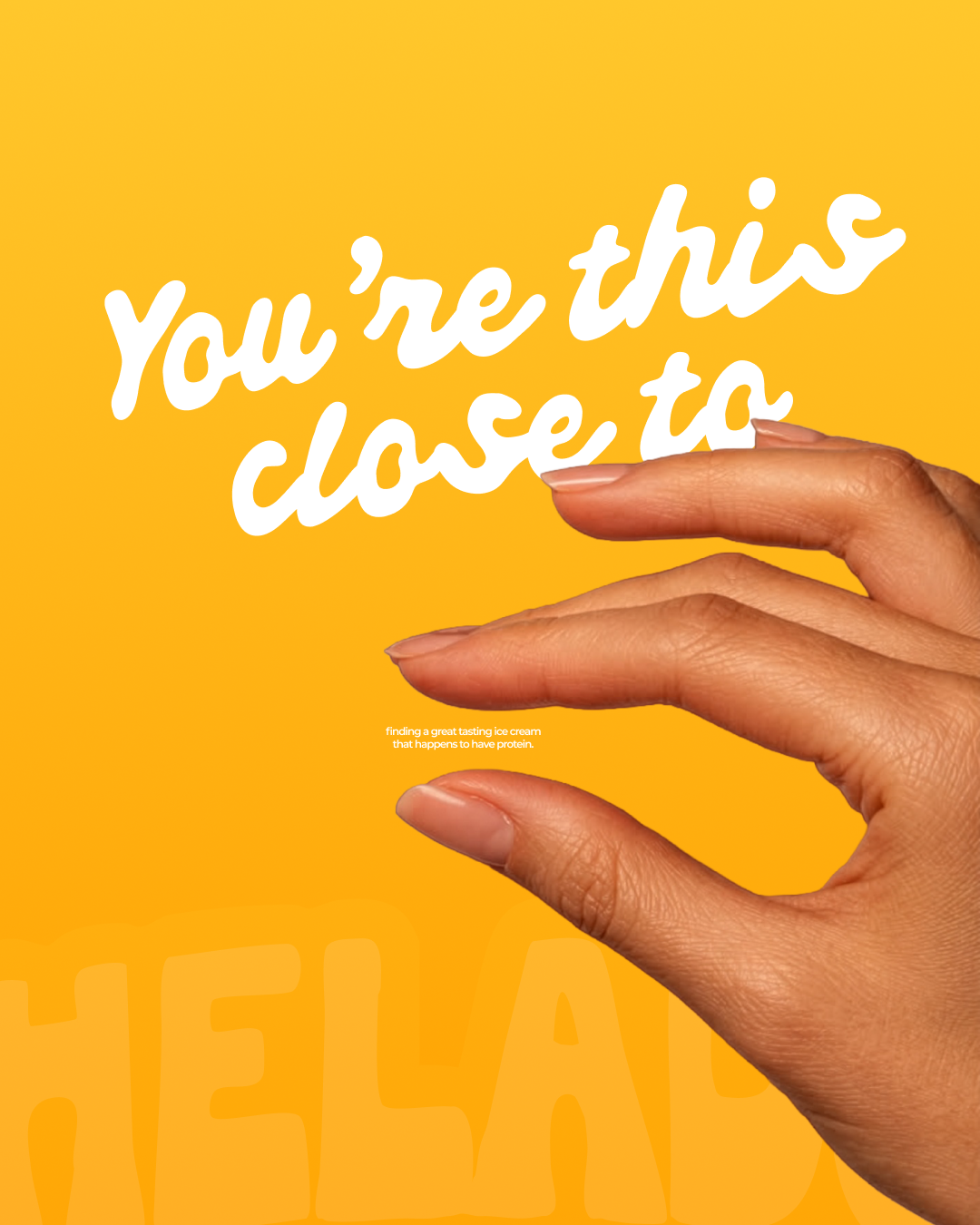 Launch carousel slide one: you're this close to